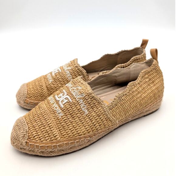 Sam Edelman Karla Embroidered Logo Espadrille Flats Women's Size US7.5M EU38 - Picture 1 of 11